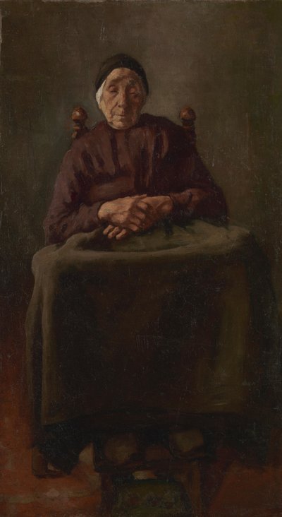 Old Drenthe Woman by Anthon van Rappard